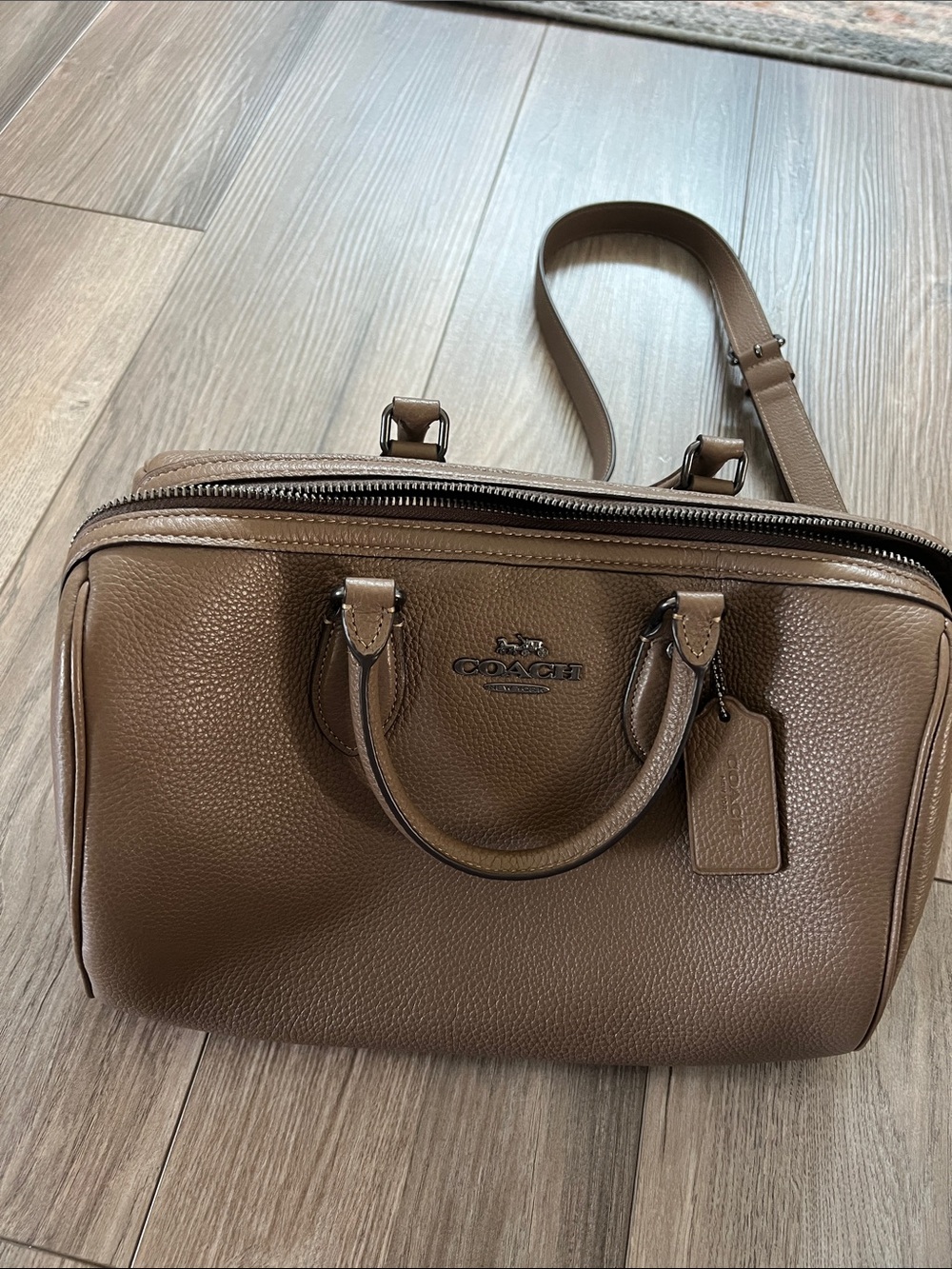 Coach Brown Leather Crossbody Bag